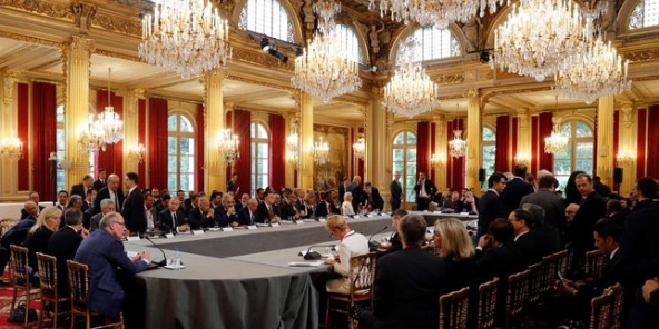 Les quatre principaux acteurs de la crise politique libyenne se sont réunis à Paris autour d’Emmanuel Macron.