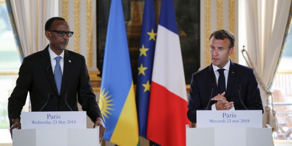 Paul Kagame et Emmanuel Macron prônent l’apaisement après plus d’un quart de siècle de relations conflictuelles entre Paris et Kigali.