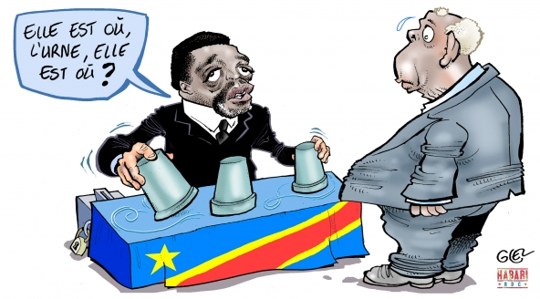 Le dernier mandat de Joseph Kabila a expiré fin 2016. Mais malgré les multiples manifestations de l’opposition, le président au pouvoir depuis 2001 <a href="https://www.courrierinternational.com/article/pour-garder-le-pouvoir-le-president-congolais-kabila-continue-de-reprimer" target="_blank">refuse toujours de partir</a>. Le régime utilise le vocabulaire à son avantage. Exemple avec ces expressions souvent utilisées, décryptées par ce site de blogueurs de <span class="caps">RDC</span>.<br />
